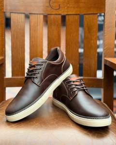 Leather Footwear For Men New Zealand: Wild Rhino | Casual Shoes | Genuine Leather | Brown