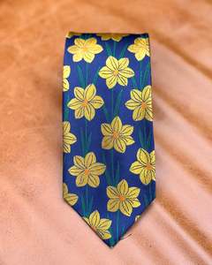 Accessories For Men Hats Sunglasses Scarves Belts Ties: Silandro | Daffodil Tie | Pure Silk | $20 from every sale to Cancer Society
