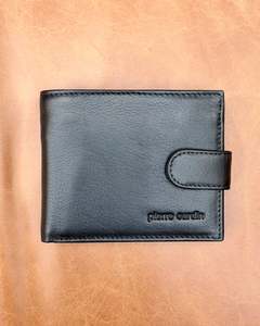 Accessories For Men Hats Sunglasses Scarves Belts Ties: Pierre Cardin | Genuine Leather Tab Wallet | Black