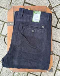 Benito | Stretch Cotton Cords | Navy | Needle Cord