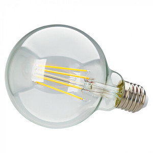 Round LED 125Ø Dolly Bulb 8W 2.7K E27 - Our DIY Garden Lights NZ