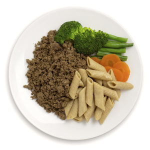 Beef Mince with Wholemeal Pasta and Mixed Vegetables - Muscle Chow