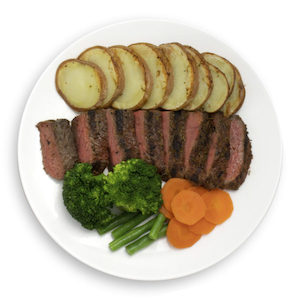 Beef Steak and Potato with Mixed Vegetables - Muscle Chow