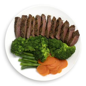 Meals: Beef Steak with Mixed Vegetables - Muscle Chow