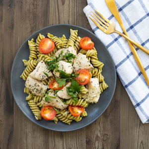 Meals: Chicken Pesto Pasta - Muscle Chow