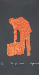 Michele Bryant: NEW YORK MAN I (CANVAS)