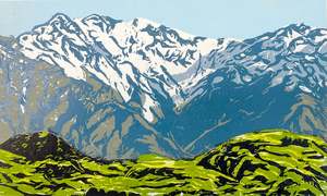 Nicola Tucker: RUAHINE RANGES (SMALL), 2023