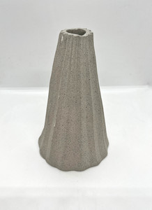 Pip Woods 1: GREY PLEATED VASE #1