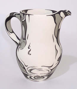 #109 SHADOWED GLASS JUG