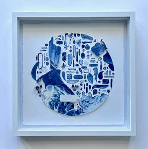 Ashton Lexie: ROSES ARE RED (CYANOTYPE)