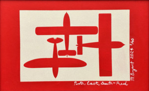 Flight Structure Plans: NORTH, EAST, SOUTH - RED