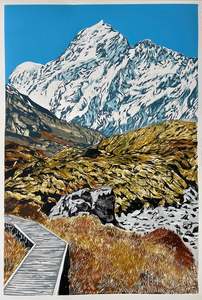 Nic Tucker Prints: MT. AORAKI, 2021
