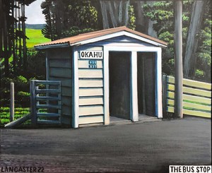 Josh Lancaster: THE BUS STOP (MINI PRINT)