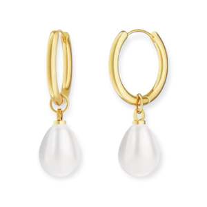 Pearl: PHOENIX EARRINGS - GOLD
