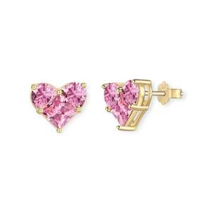 AUGUST EARRINGS - PINK, GOLD