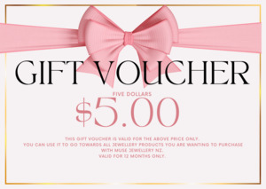 Muse Gift Card: $5 Gift Voucher