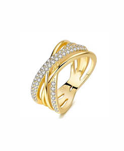Rings: VALENCIA DIAMOND RING - GOLD