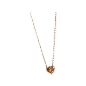 Necklaces 2: AUGUST NECKLACE - PINK, GOLD