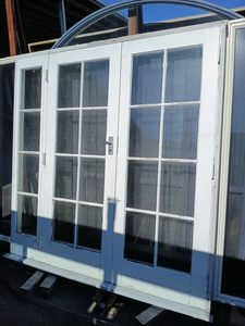 External Colonial French Door with Sidelight Musgroves