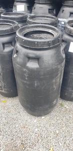 Plastic Barrel 200 Litre (black) Musgroves