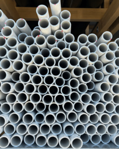 PVC / Plastic Pipe NEW 32mm (5 Metres Lengths) Musgroves