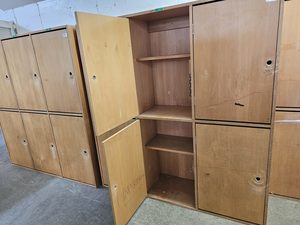 Products: Wooden Locker (Bank of 4x2) Musgroves