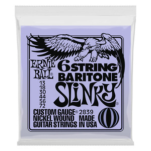 Products: Ernie Ball 6 String Baritone Slinky 13-72 - Music Machine - Musical Instruments NZ - Guitars NZ