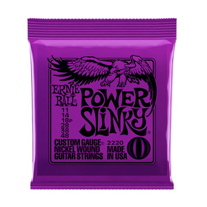 Products: Ernie Ball Power Slinky 2220 Nickel Electric Guitar Strings 11-48 - Music Machine - Musical Instruments NZ - Guitars NZ