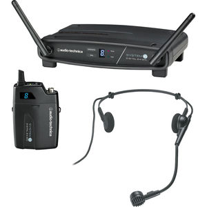 Products: Audio-Technica ATW-1101/H System 10 Digital Wireless Headworn Dynamic Microphone Set - Music Machine - Musical Instruments NZ - Guitars NZ
