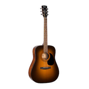 Guitars: Cort AD810 Dreadnought Acoustic Guitar Satin Sunburst with Bag