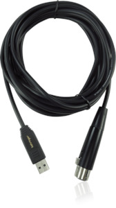 Behringer MIC 2 USB Microphone to USB Interface Cable