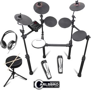 Drum Percussion Collection: Carlsbro CSD100 Mk2 Bundle (BP1) Electronic Drum Kit