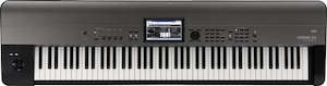 88 Key Keyboards Digital Pianos: Korg Krome EX 88 Key Workstation weighted