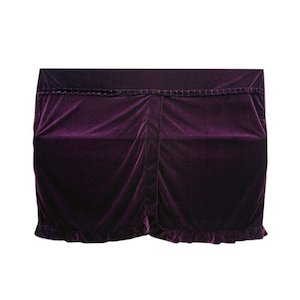Acoustic Pianos: Custom Upright Piano Cover Dark in Dark Purple