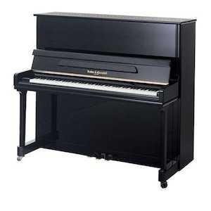 Acoustic Pianos: Kohler & Campbell 132 cm Upright Piano Eby Pol.