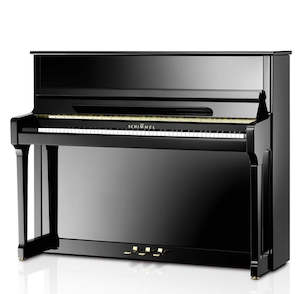 Schimmel C120 Traditional Upright Piano - Ebony Polish