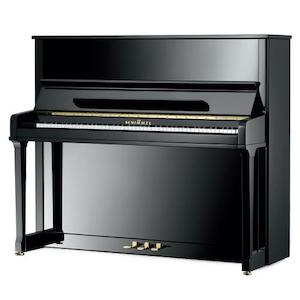 Schimmel Classic 126T Upright Piano - Ebony Polish