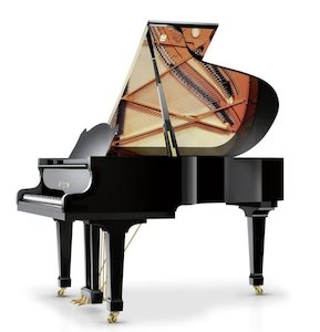 White Pianos: Schimmel W180 Traditional Grand Piano White Polish
