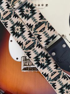 Atmos Ancient Echoes Guitar Strap Brown Leather