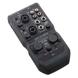 Zoom: Zoom U24 2 Channel Interface with Midi and Battery