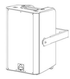 Wharfedale Pro: Wharfedale Pro WPB-T+ Tourus+ 10" Speaker Bracket - Black