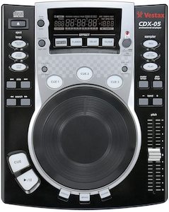 Vestax Cdx05 Cd/Mp3 Player Black