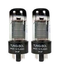 Tungsol: Tungsol 6V6 Valve Matched Pair