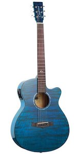 Tanglewood: Tanglewood Azure TA4CE-BL Super Folk Electric Acoustic