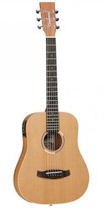Tanglewood: Tanglewood Roadster TR2E Travel Guitar with Bag