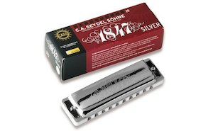 CA Seydel Blues 1847 Silver Harmonica in E