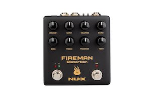 Nu X: Nu-X NDS5 Fireman Dual Channel Distortion Guitar Pedal