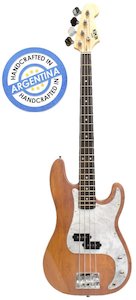 Newen: Newen Classic II Bass Guitar Natural Wood