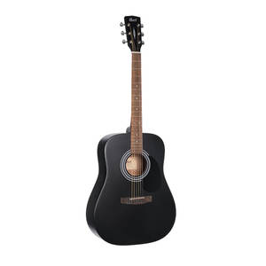 Cort AD810 Dreadnought Acoustic Guitar Satin Black with Bag
