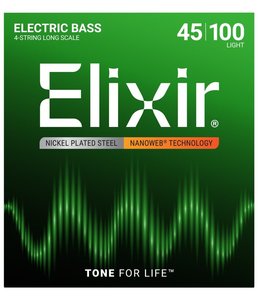 Elixir: Elixir Nanoweb Bass 4 String Light 045-100